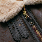 B-3 Sheepskin Shearling Aviator Flight Jacket