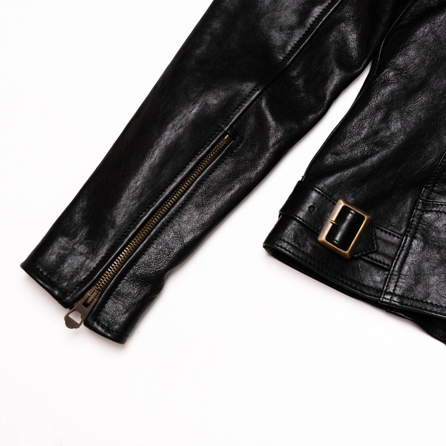 Café Racer Women's Black Leather Jacket