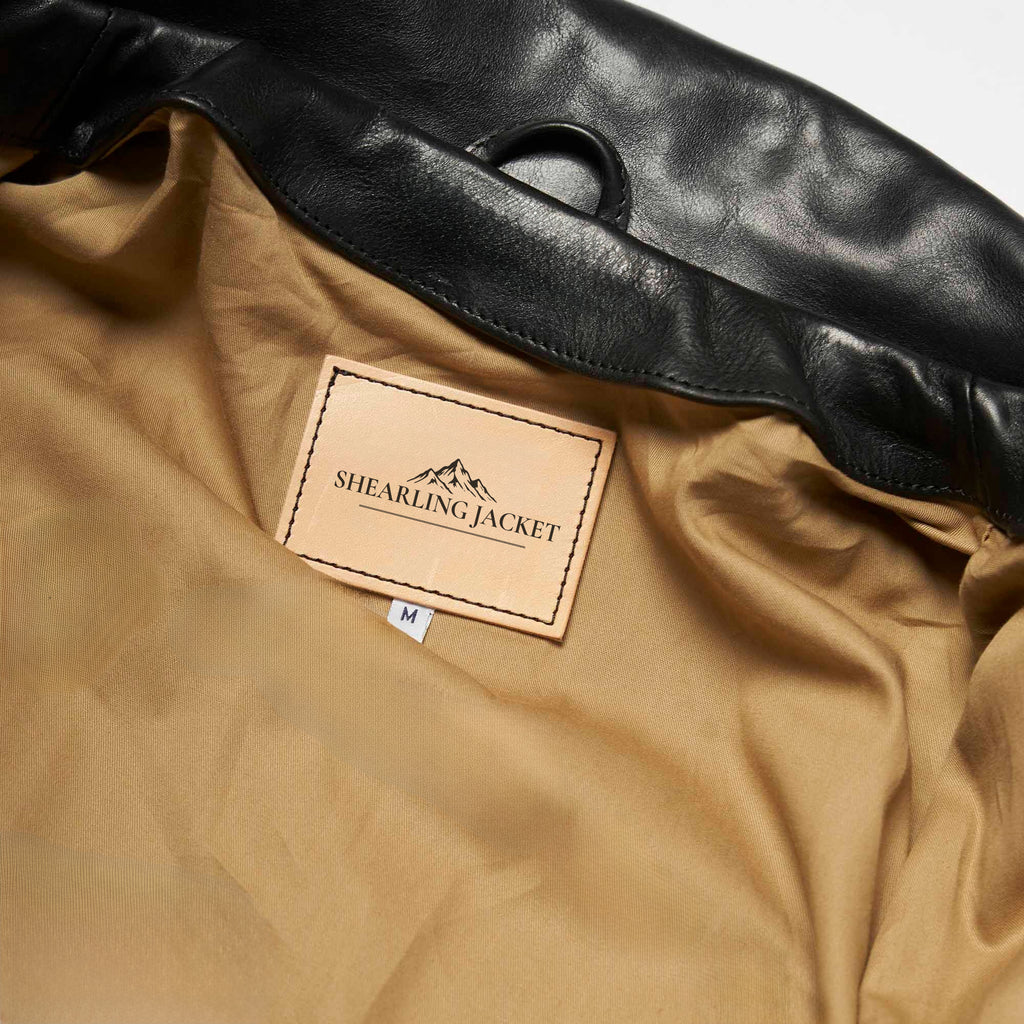 Men's Black Biker Leather Jacket