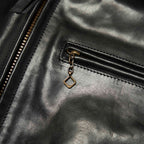 Men's Black Biker Leather Jacket