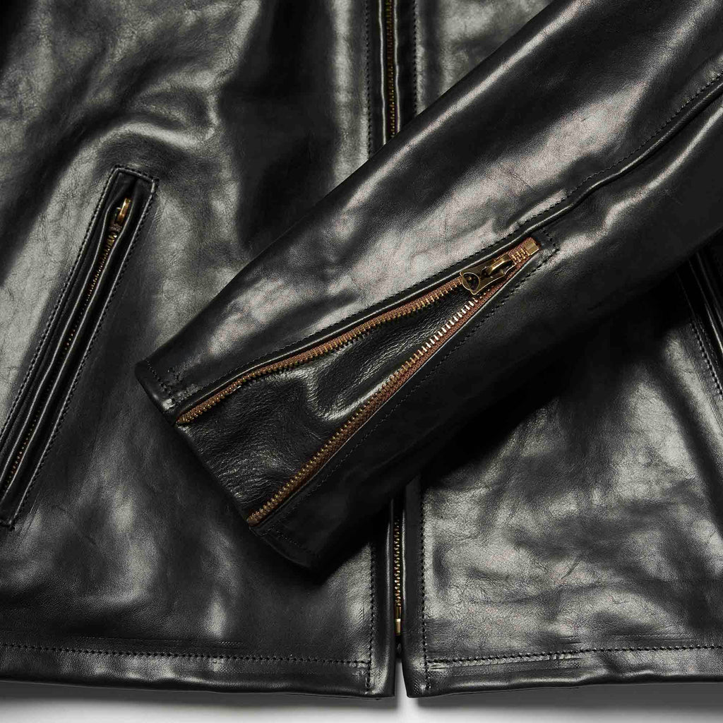 Men's Black Biker Leather Jacket