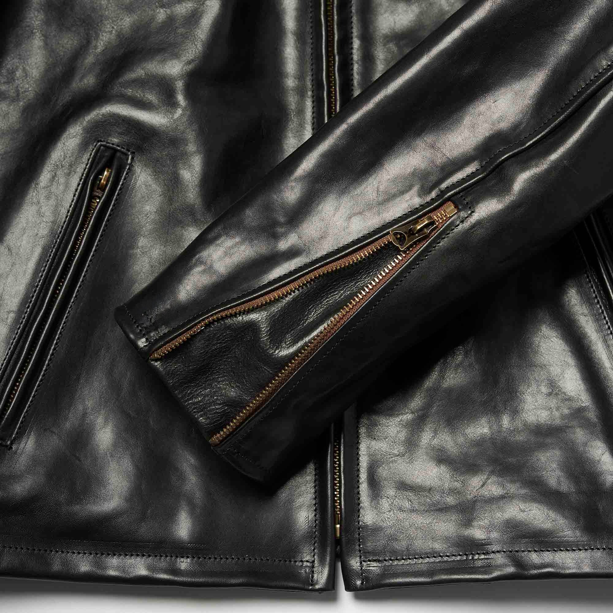 Men's Black Biker Leather Jacket