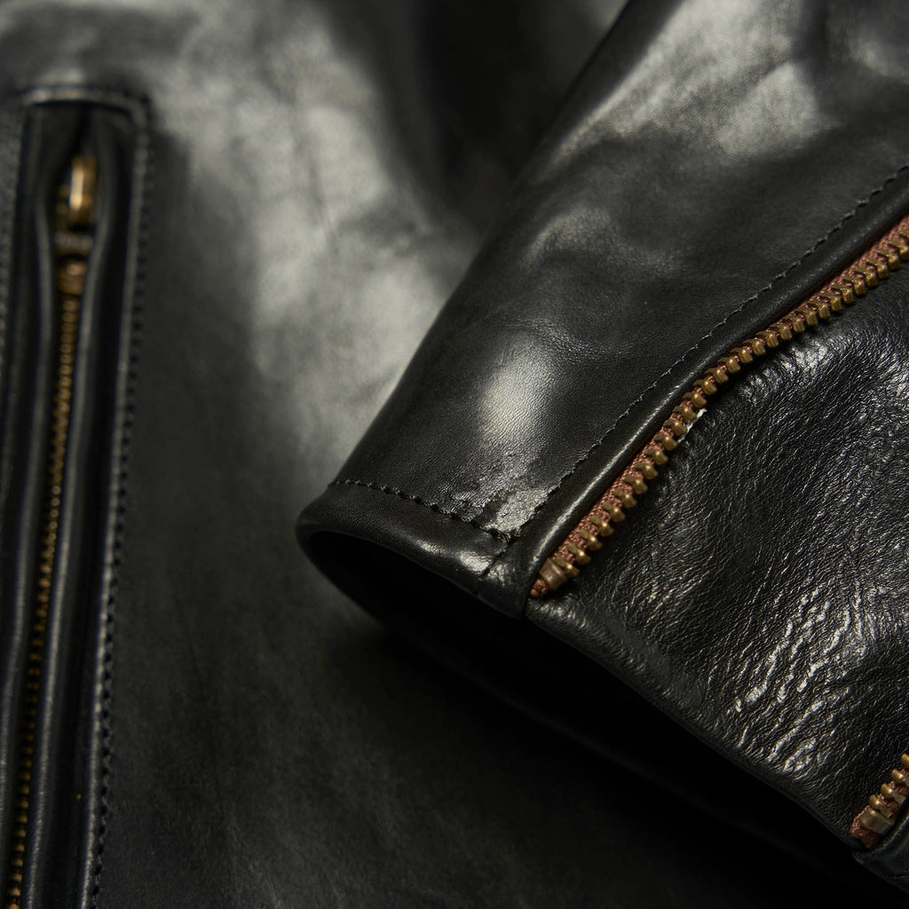 Men's Black Biker Leather Jacket