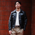 Men's Black Biker Leather Jacket