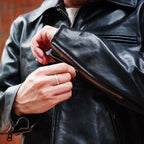 Men's Black Biker Leather Jacket