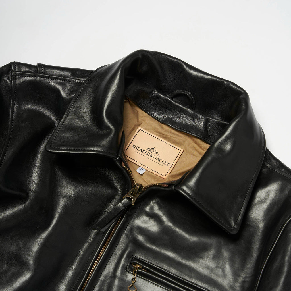 Men's Black Biker Leather Jacket