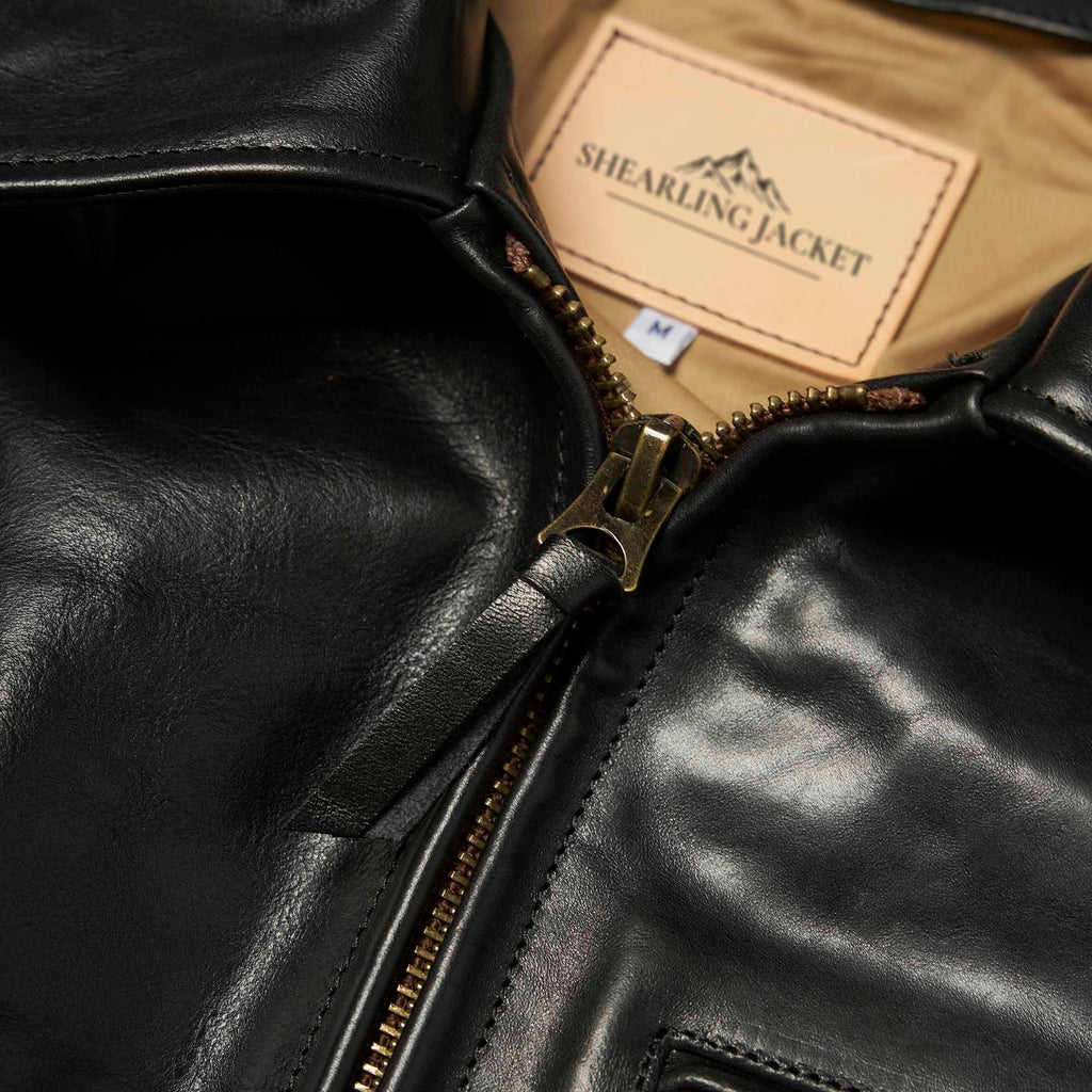 Men's Black Biker Leather Jacket