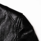 Café Racer Women's Black Leather Jacket