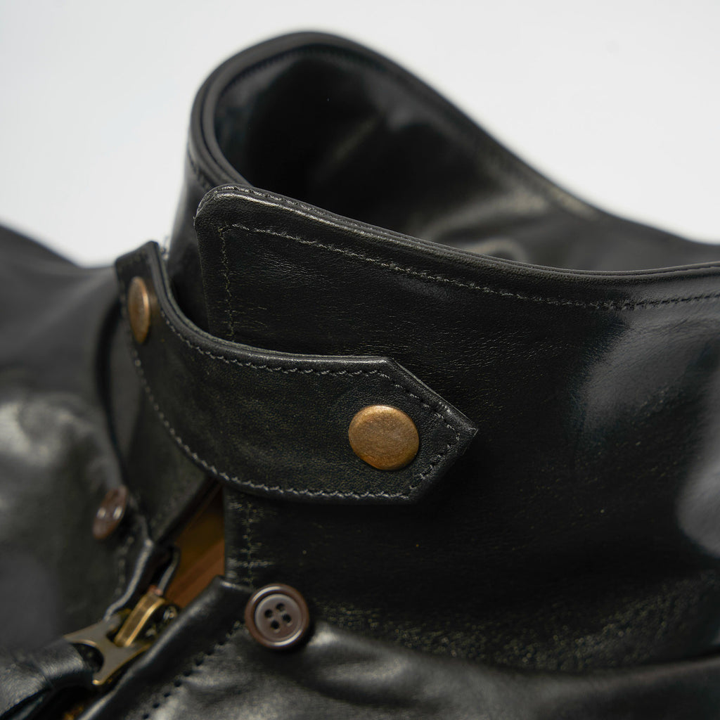 Men's Black Biker Leather Jacket