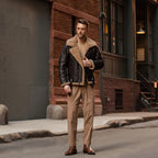 Men's RAF Fighter Weight Sheepskin Leather Bomber Jacket