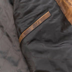 Men's Brown Cafe Racer Leather Biker Jacket