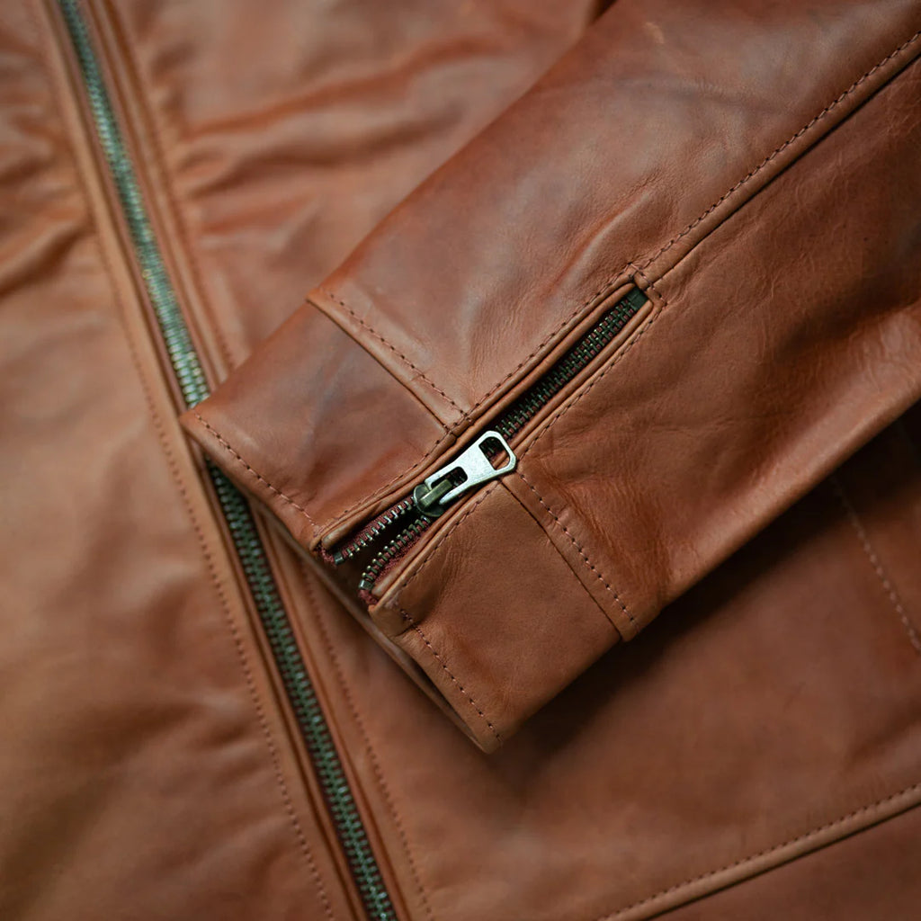 Men's Brown Legacy Leather Flight Jacket – Full Grain Cow Leather