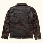 Men's Dark Brown Legacy Leather Flight Jacket – Full Grain Cow Leather