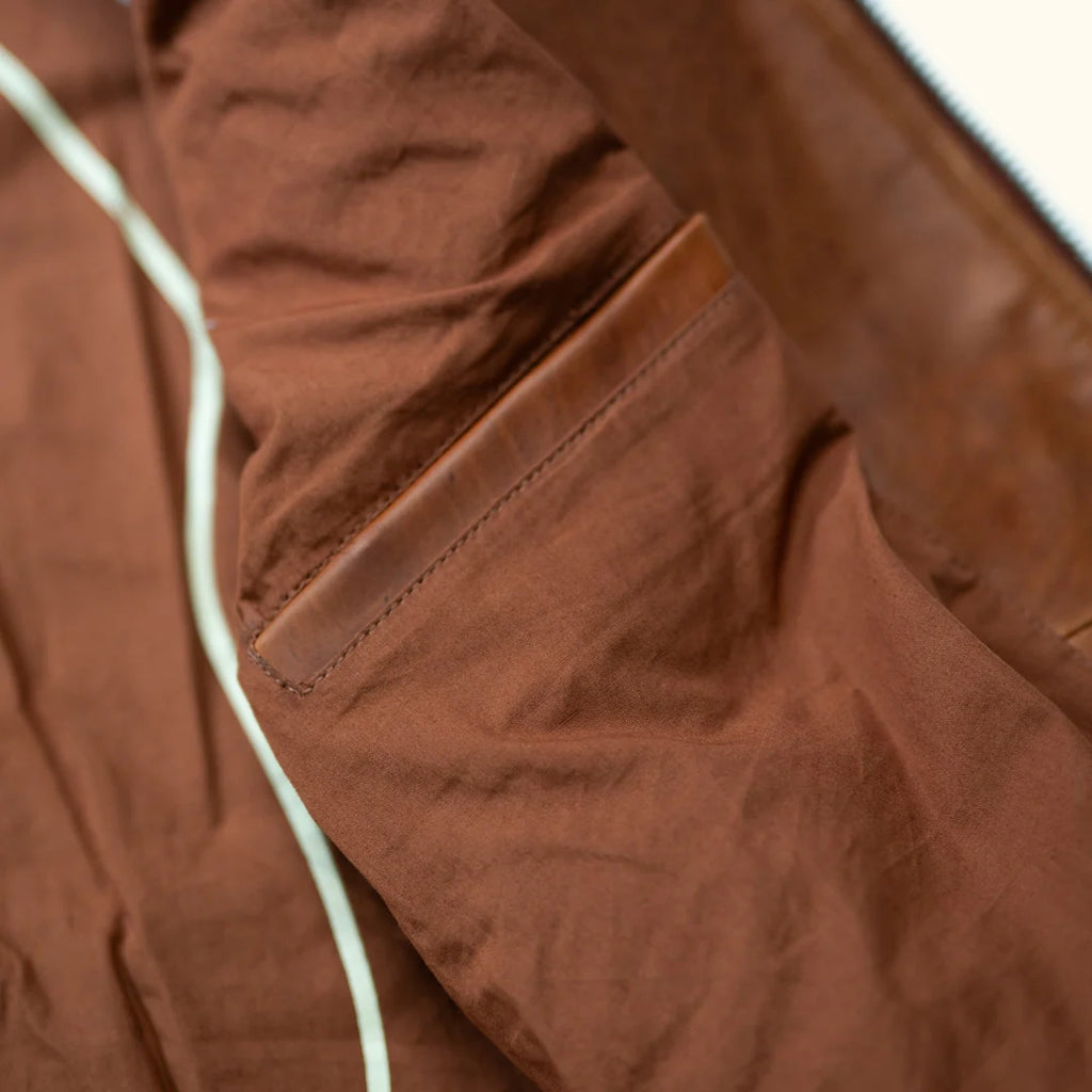 Men's Brown Legacy Leather Flight Jacket – Full Grain Cow Leather