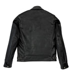 Men's Black Moto Jacket – Vintage Style Motorcycle Leather Jacket