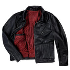 Men's Black Victory Rider Leather Moto Jacket | Biker Jacket