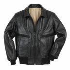Men's Black Lambskin Leather Motorcycle Jacket | Raiders Moto Jacket
