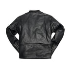 Men's 1960 Leather Racer Jacket – Slim Fit Café Racer Biker Jacket