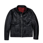 Men's Black Victory Rider Leather Moto Jacket | Biker Jacket