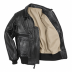 Men's Black Lambskin Leather Motorcycle Jacket | Raiders Moto Jacket