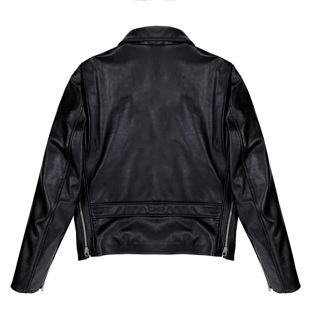 Men's Black Victory Rider Leather Moto Jacket | Biker Jacket