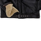 Men's B-2 Shearling Bomber Jacket – WWI Flight Jacket in Genuine Sheepskin Leather