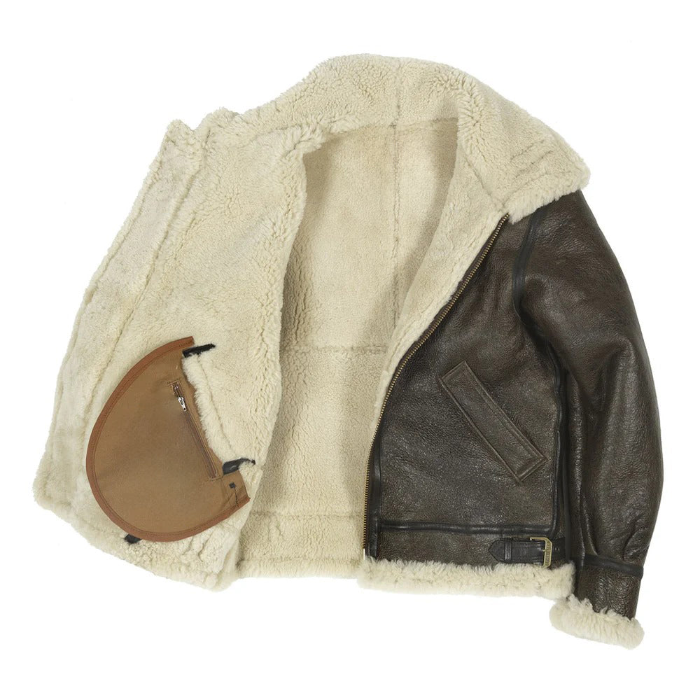 Men's B3 Shearling Leather Bomber Jacket