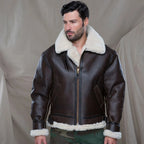 Men's B3 Shearling Leather Bomber Jacket