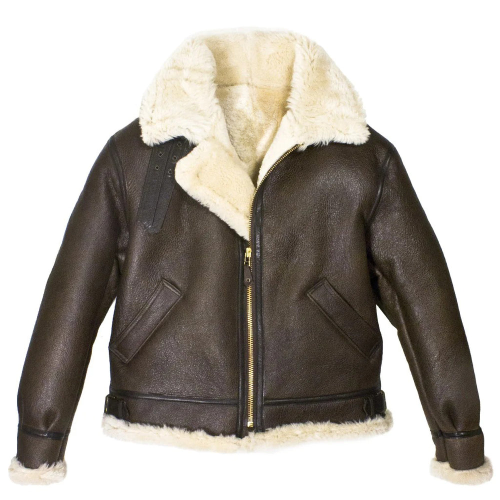 Men's B3 Shearling Leather Bomber Jacket