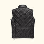 Men's Quilted Leather Vest
