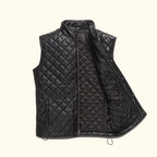 Men's Quilted Leather Vest