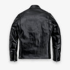 Men's Black Leather Racer Jacket