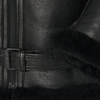 Men's Black RAF Sheepskin Bomber Jacket – 1938 Irvin Pattern Flight Jacket
