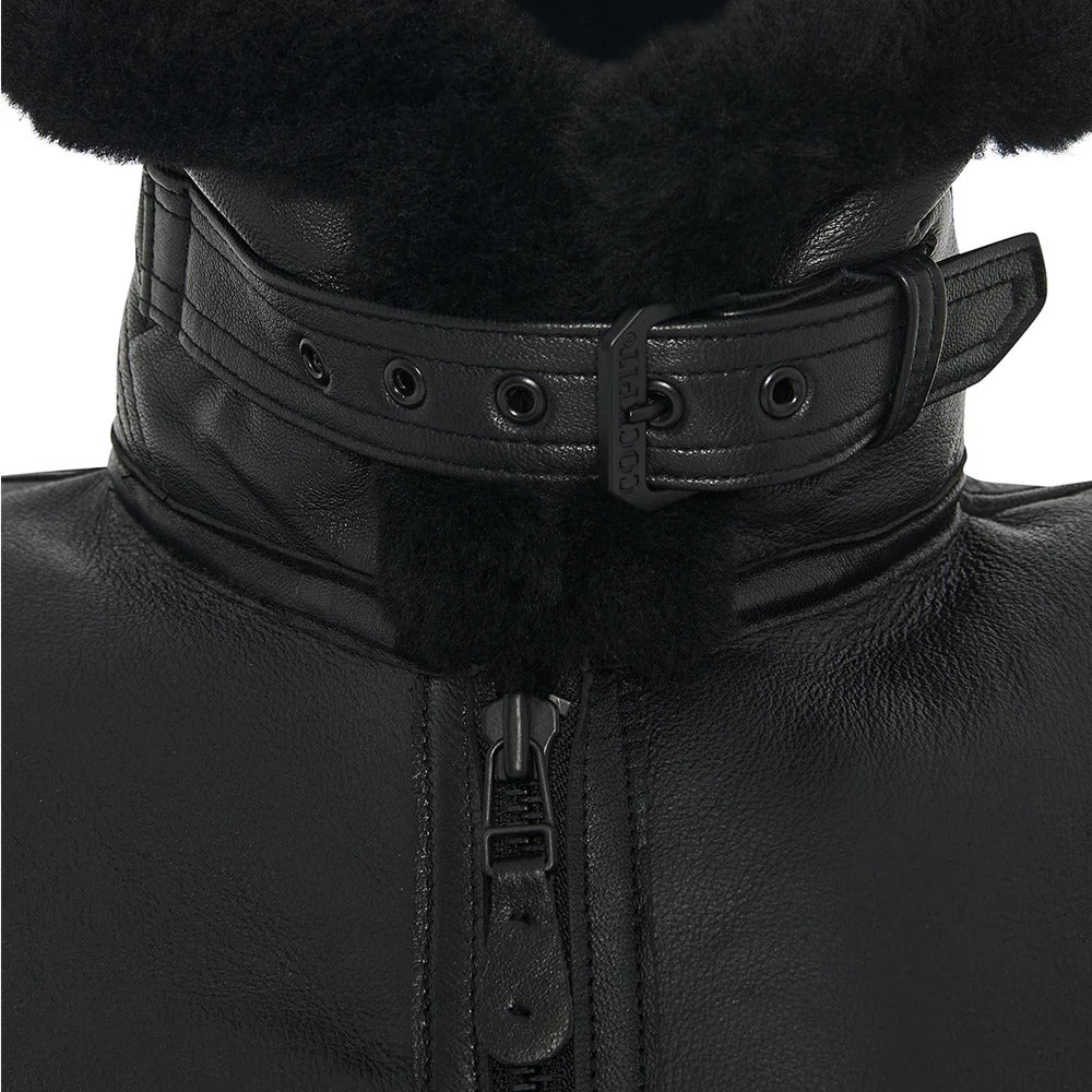 Men's Black RAF Sheepskin Bomber Jacket – 1938 Irvin Pattern Flight Jacket