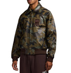 Men's Camo Leather Bomber Jacket | USA Heritage Logo