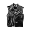 Men's Leather Biker Vest