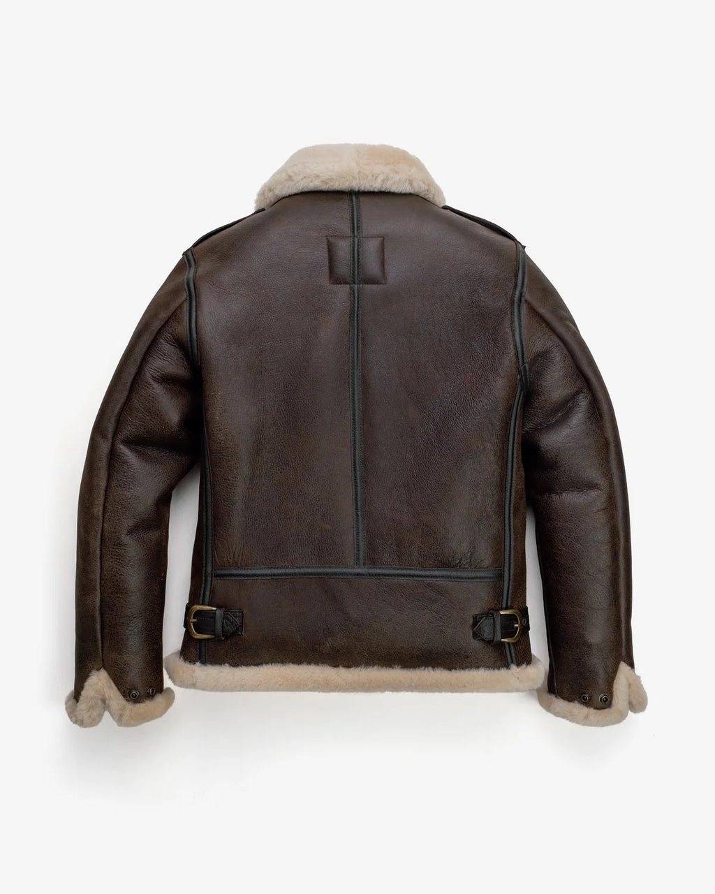 Men's Dark Brown B-6 Shearling Flight Jacket