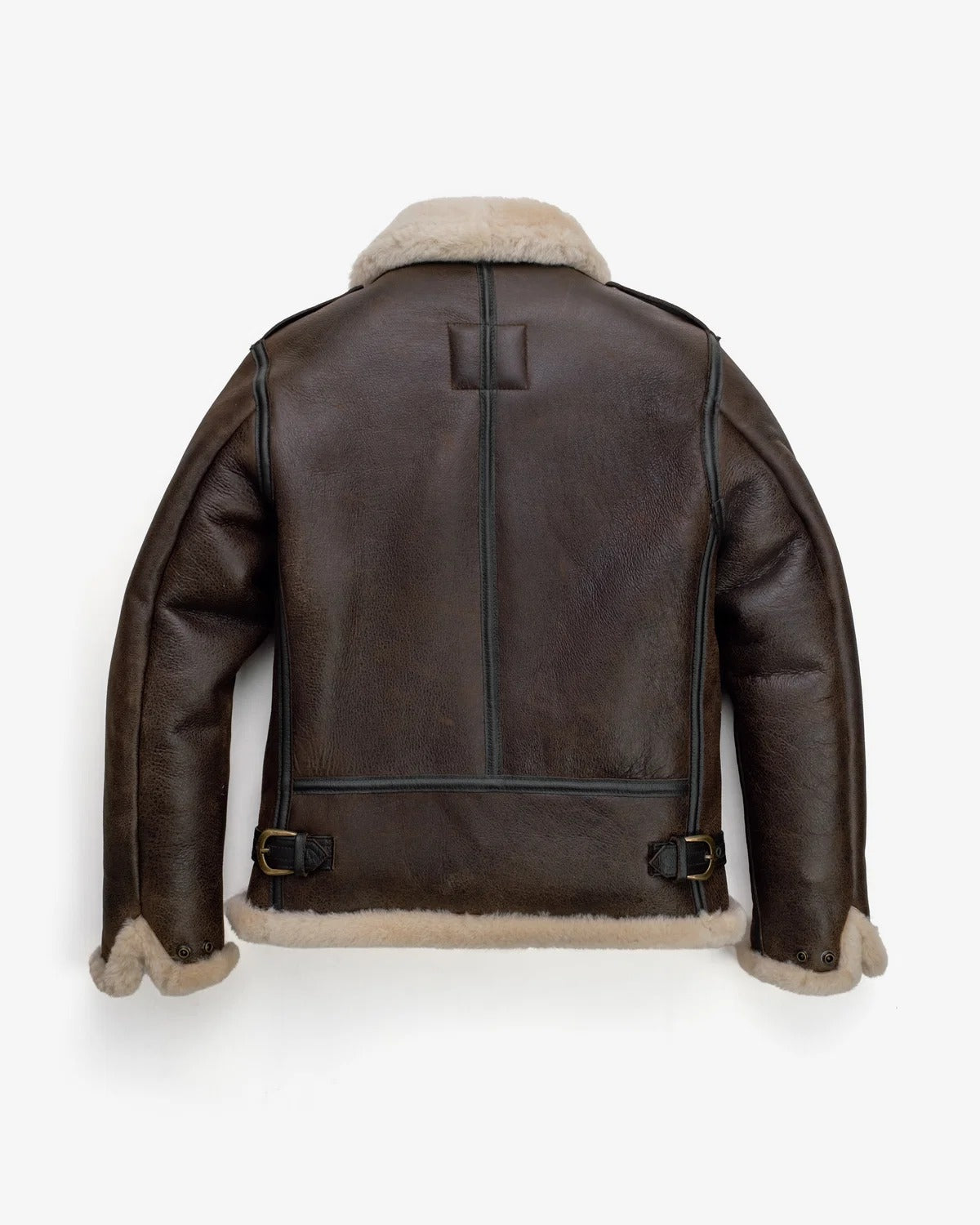 Men's Dark Brown B-6 Shearling Flight Jacket