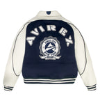 Men's Navy & White Wool Varsity Jacket | New York 1975 Classic Edition