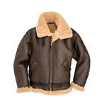 Men's R.A.F Sheepskin Bomber Leather Shearling Jacket