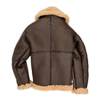 Men's R.A.F Sheepskin Bomber Leather Shearling Jacket