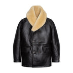 Men's Shearling Mac Coat – WWII Mackinaw Jeep Coat in Premium Sheepskin