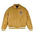 Men's Wheat Lambskin Leather Varsity Jacket | Timberland Co-Brand Edition