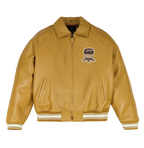 Men's Wheat Lambskin Leather Varsity Jacket | Timberland Co-Brand Edition