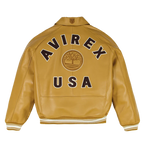 Men's Wheat Lambskin Leather Varsity Jacket | Timberland Co-Brand Edition