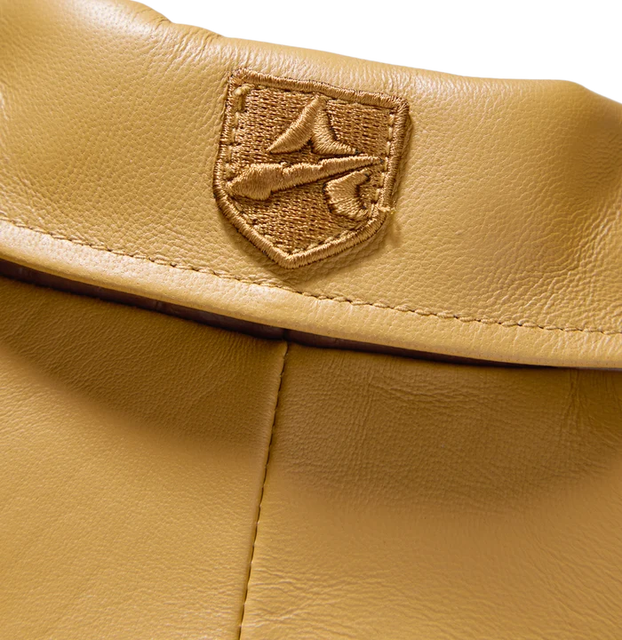 Men's Wheat Lambskin Leather Varsity Jacket | Timberland Co-Brand Edition