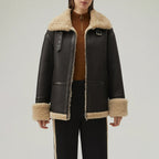 Women's B3 Shearling Aviator Jacket – Real Sheepskin Leather