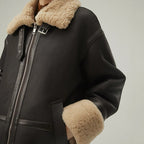 Women's B3 Shearling Aviator Jacket – Real Sheepskin Leather