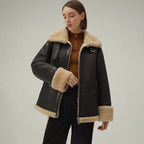 Women's B3 Shearling Aviator Jacket – Real Sheepskin Leather