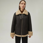 Women's B3 Shearling Aviator Jacket – Real Sheepskin Leather